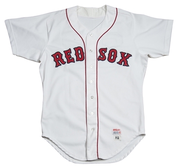 1982 Wade Boggs Game Used Rookie Boston Red Sox Home Jersey(MEARS A-9.5)